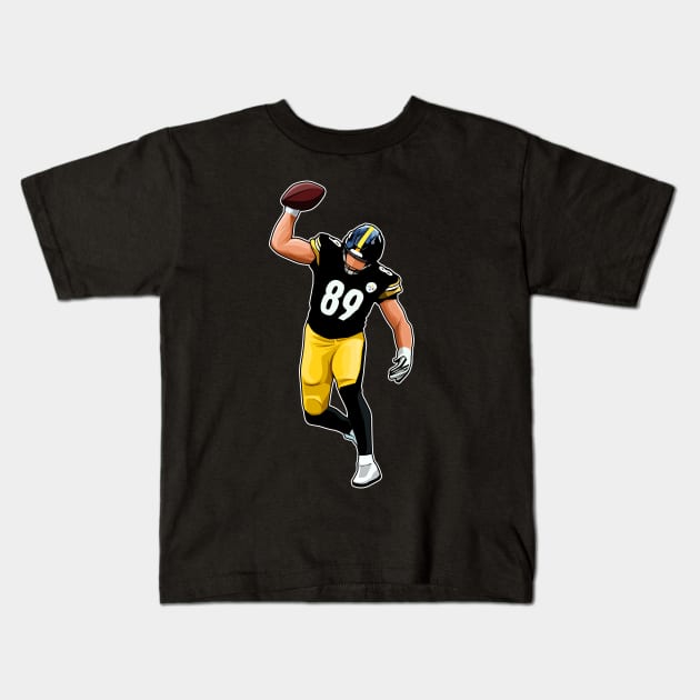 Vance McDonald #89 Power Kids T-Shirt by GuardWall17